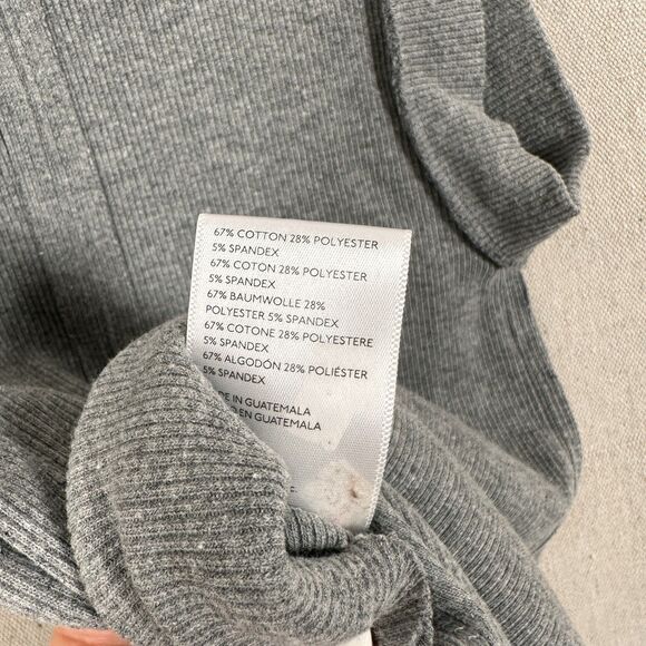 We The Free Kate Tank Top Gray Ribbed Sleeveless Muscle Tee Size XS - Picture 6 of 9